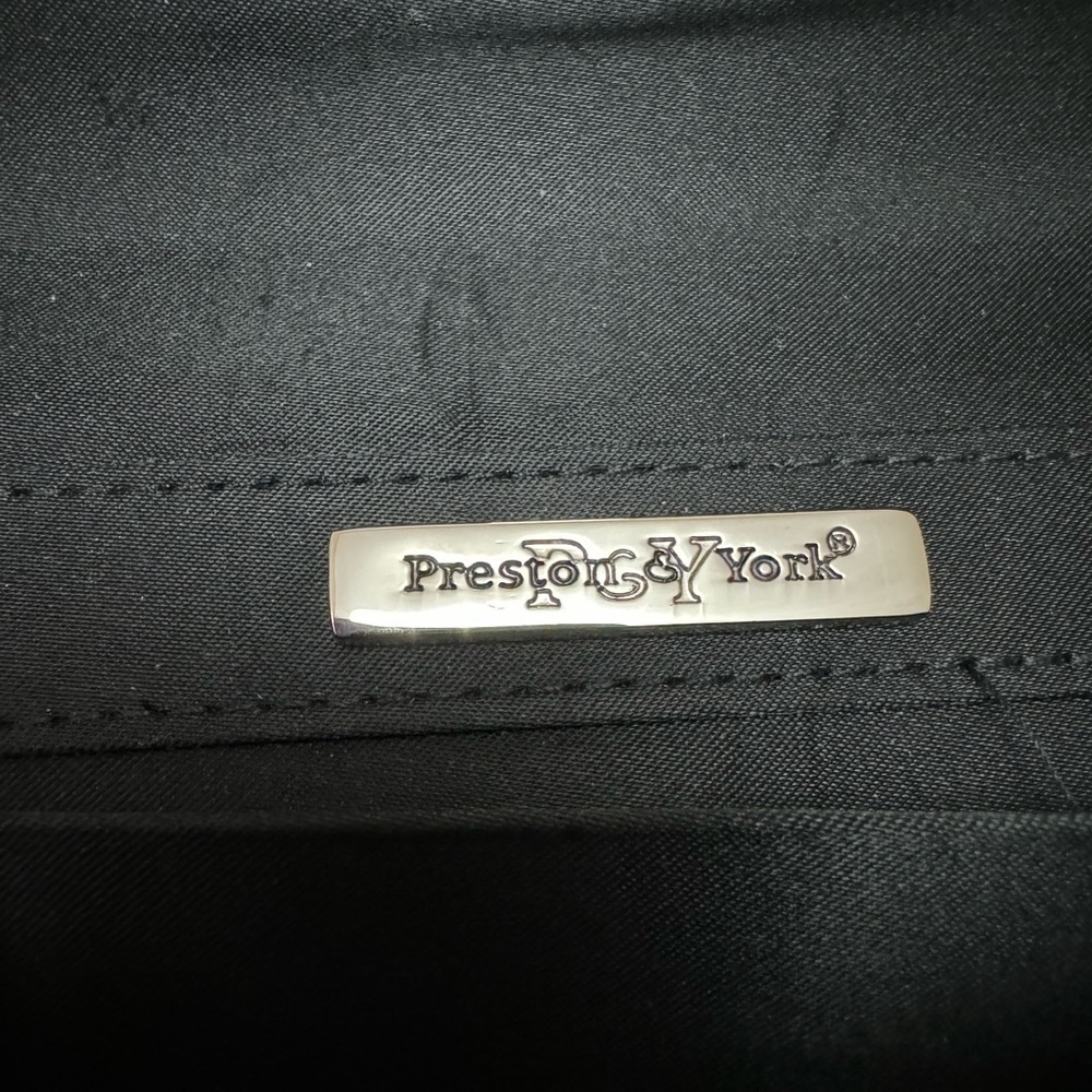 VTG Preston & York Elegant Beaded Satin Black Evening Clutch Shoulder Bag 90’s - Picture 6 of 15